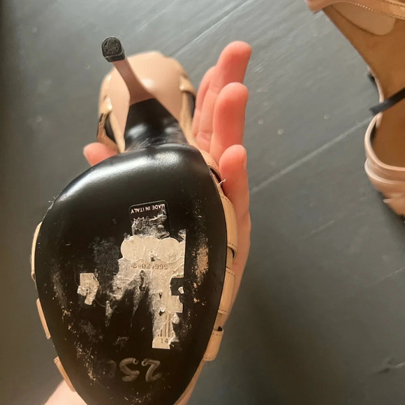 Giuseppe zanotti caged blush heels size 39 - Picture 5 of 9